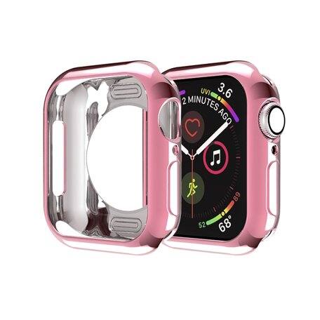 Silikonhülle 42mm - Rosa - Geeignet für Apple Watch 42mm (Serien 1 bis 3)