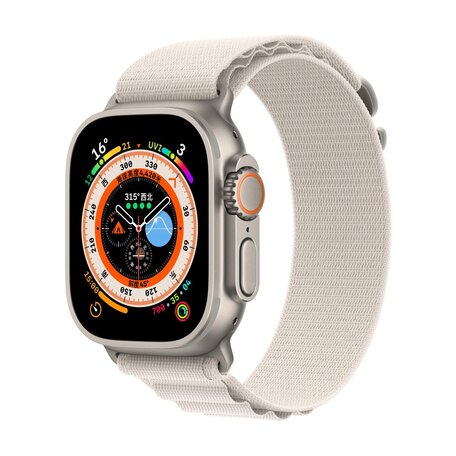 Alpine Loop Armband - Polarstern - Geeignet für Apple Watch 42mm / 44mm / 45mm / 46mm / 49mm