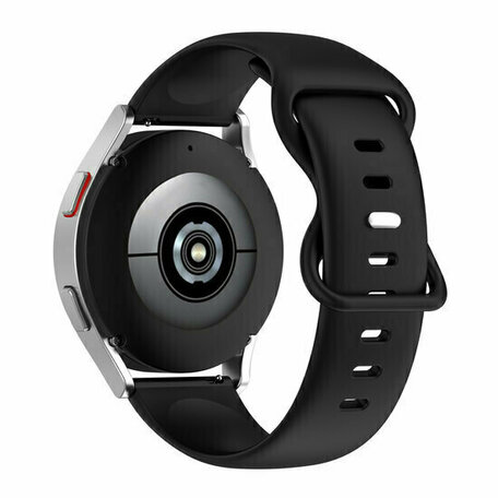 Solid Color Sportband - Schwarz - Huawei Watch GT 5 (Pro) / GT 4 / GT 3 / GT 2 - 46mm