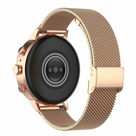 Huawei Watch GT 4 & GT 5 - 41mm / GT 5 Pro - 42mm - Milanaise Band mit Klemmverschluss - Champagner Gold