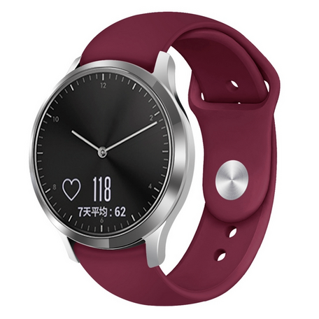 Huawei Watch GT 4 & GT 5 - 41mm / GT 5 Pro - 42mm - Sportarmband - Größe: Large - Bordeaux