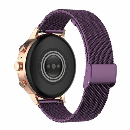 Huawei Watch GT 4 & GT 5 - 41mm / GT 5 Pro - 42mm - Milanaise Band mit Klemmverschluss - Violett