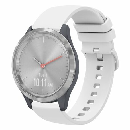 Huawei Watch GT 4 & GT 5 - 41mm / GT 5 Pro - 42mm - Weiches Silikonband - Weiß