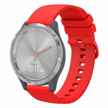 Huawei Watch GT 4 & GT 5 - 41mm / GT 5 Pro - 42mm - Weiches Silikonband - Rot