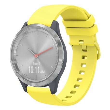 Huawei Watch GT 4 & GT 5 - 41mm / GT 5 Pro - 42mm - Weiches Silikonband - Gelb