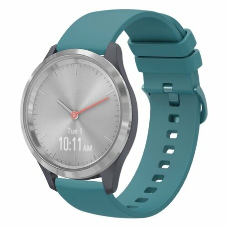 Huawei Watch GT 4 & GT 5 - 41mm / GT 5 Pro - 42mm - Weiches Silikonband - Blau Grün