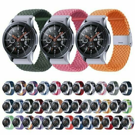 Huawei Watch GT 4 & GT 5 - 41mm / GT 5 Pro - 42mm - Geflochtenes Nylonband - Mehrfarbig Frühling