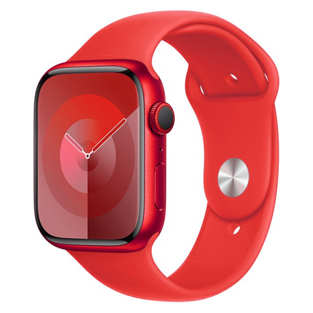 Gummi-Sportarmband - Rot - Geeignet für Apple Watch 42mm / 44mm / 45mm / 46mm / 49mm