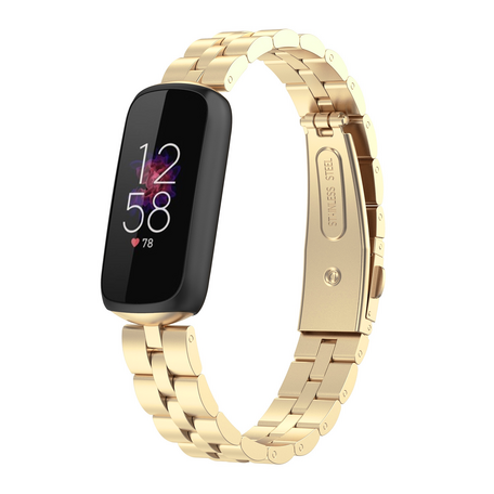 Fitbit Luxe - Stahlgliederband - Gold