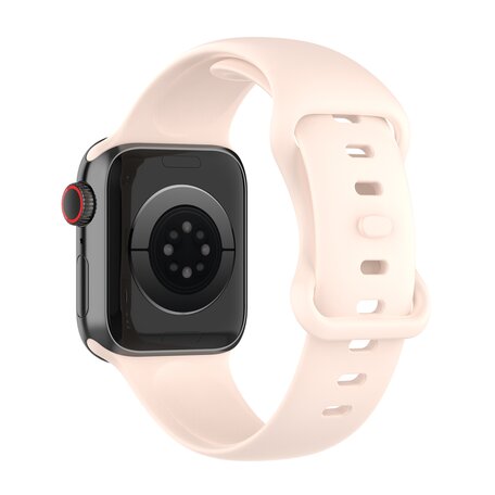 Silikon-Sportband - Sand Pink - Größe: S/M - Passend für Apple Watch 44mm / 45mm / 46mm / 49mm