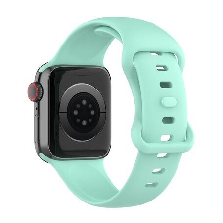 Silikon-Sportband - Mintgrün - Größe: S/M - Geeignet für Apple Watch 44mm / 45mm / 46mm / 49mm