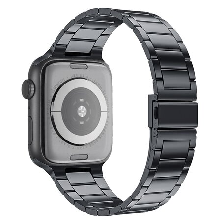 Stahlgliederarmband - Space Grau - Passend für Apple Watch 38mm / 40mm / 41mm / 42mm