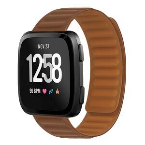 Fitbit Versa 3/4 & Sense 1/2 - Silikon-Schleifenband - Braun