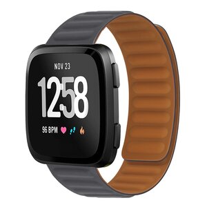 Fitbit Versa 3/4 & Sense 1/2 - Silikon-Schleifenband - Grau