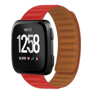 Fitbit Versa 3/4 & Sense 1/2 - Silikon-Schleifenband - Rot