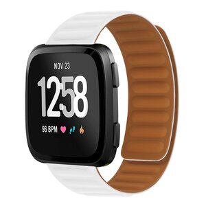 Fitbit Versa 3/4 & Sense 1/2 - Silikon-Schleifenband - Weiß